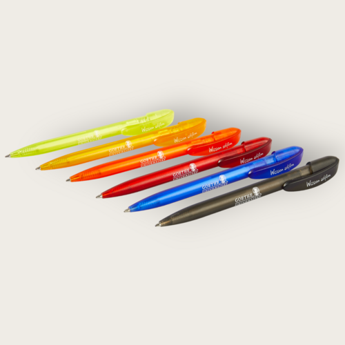 Druckkugelschreiber in 6 verschiedenen Farben der Goethe Universität Frankfurt